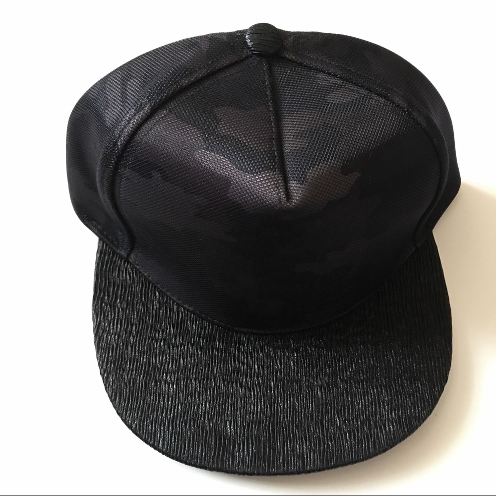 Camouflage Hip Hop Cap - Black